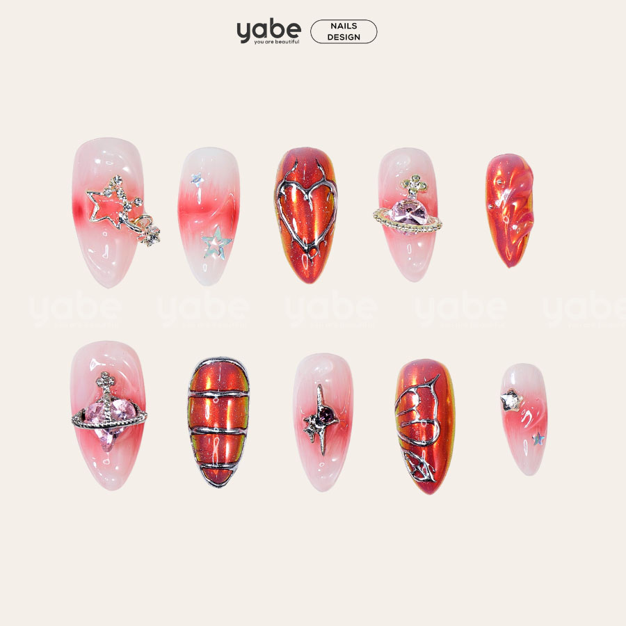 Nailbox Shinny Red 1301